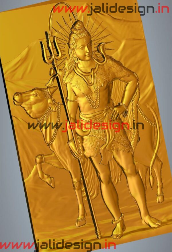 shiva 3d cnc design