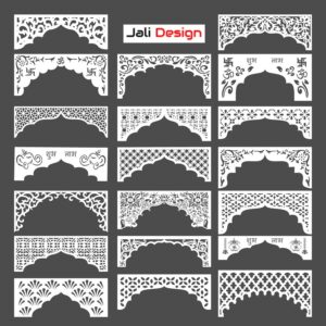 Mandir Arch Design CNC 2D Vector DXF CDR Download Pack Of 20 Arch Design