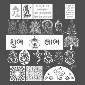 Mandir CNC Design 2D Vector DXF CDR Download Different Designs