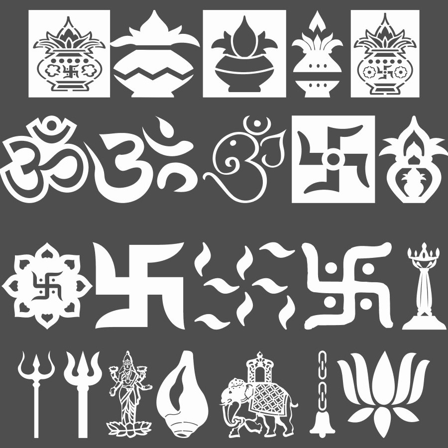 Mandir CNC Design 2D Vector DXF CDR Download Different elements