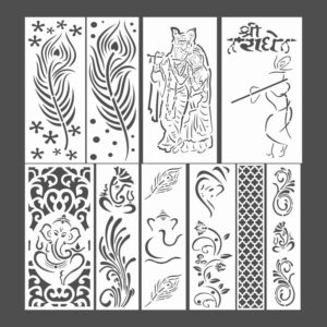 Mandir CNC Design 2D Vector DXF CDR Download Pack Of 9