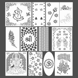 Mandir CNC Design 2D Vector DXF CDR Download Pack Of 11