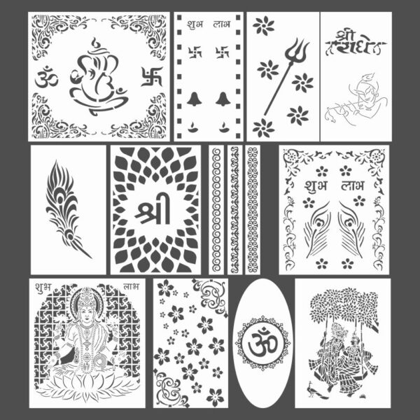 Mandir CNC Design Pack Of 11