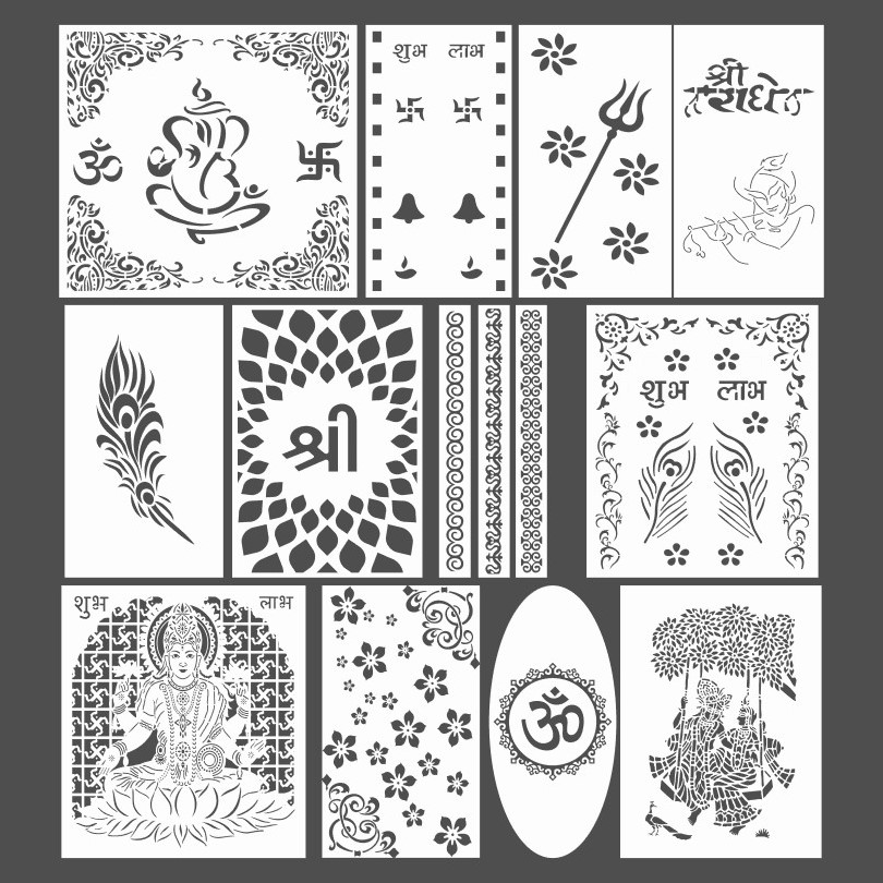 Mandir CNC Design Pack Of 11