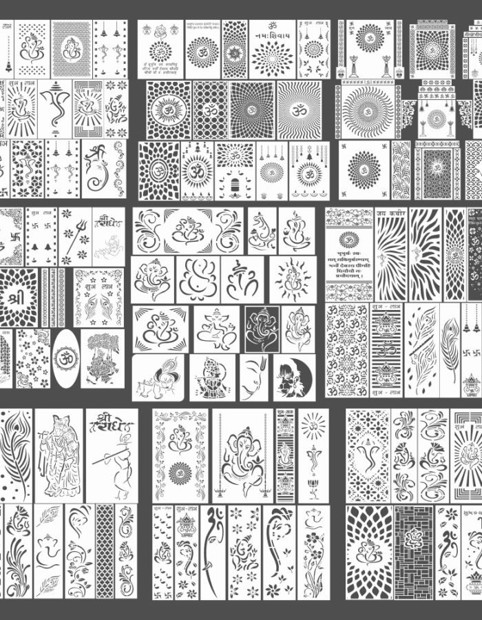 All Mandir CNC Design Pack Of 185 Designs 