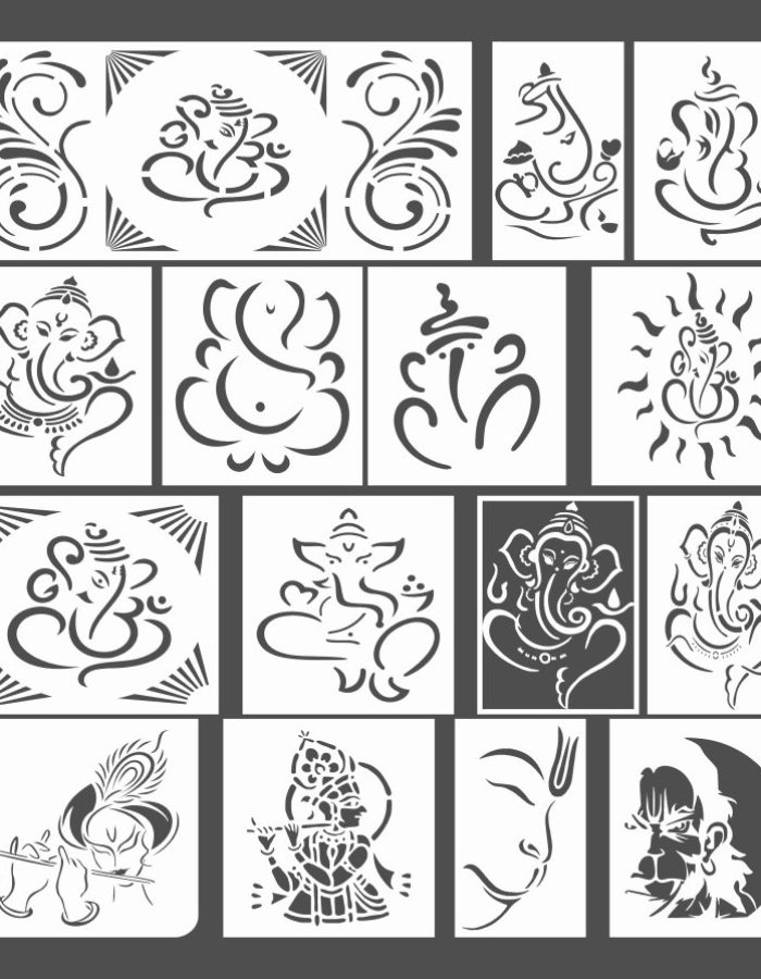 Mandir CNC Design 2D Vector DXF CDR Download Different God Designs 